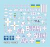 Star Decals 35-C1422 War in Ukraine 23 Ukrainian Big Guns and Rocket Artillery. 2S1 Gvostika, 2S9 Nona, 2S19 Msta-s, TOS-1 and BM-21 Grad 1/35